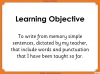 Sentence Dictation 1 - Year 3 Teaching Resources (slide 2/26)